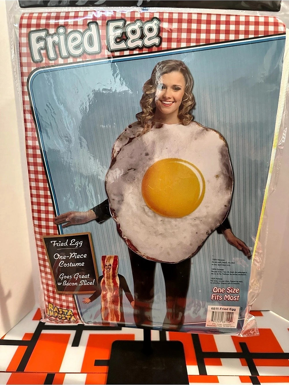 Rasta Imposta Fried Egg Costume - Brand NEW!